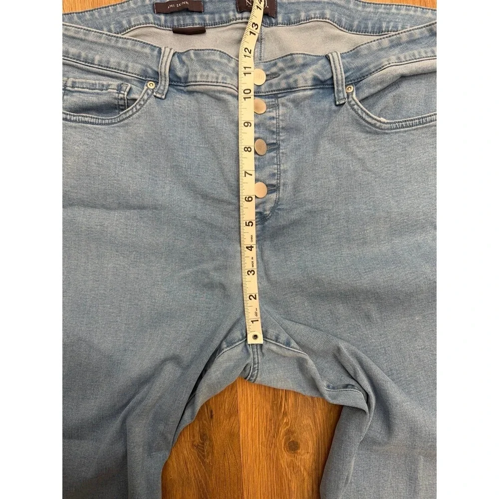NYDJ Ami Skinny Jeans‎ 18W Plus High Rise Button Fly Lift Tuck Blue